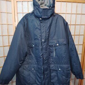 BOULDER CREEK BIG & TALL EXPEDITION WINTER JACKET NAVY BLUE MENS SIZE 2XL TALL